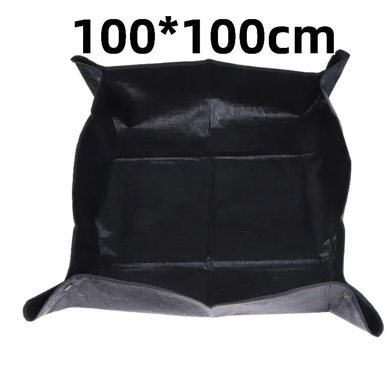 Succulent Potting Mat Portable Gardening Plant Repotting Waterproof Qme Black 100X100CM