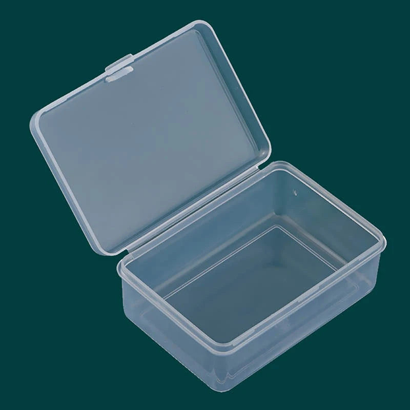 Jewelry Beads Container Sundries Organizer Plastic Transparent Qme