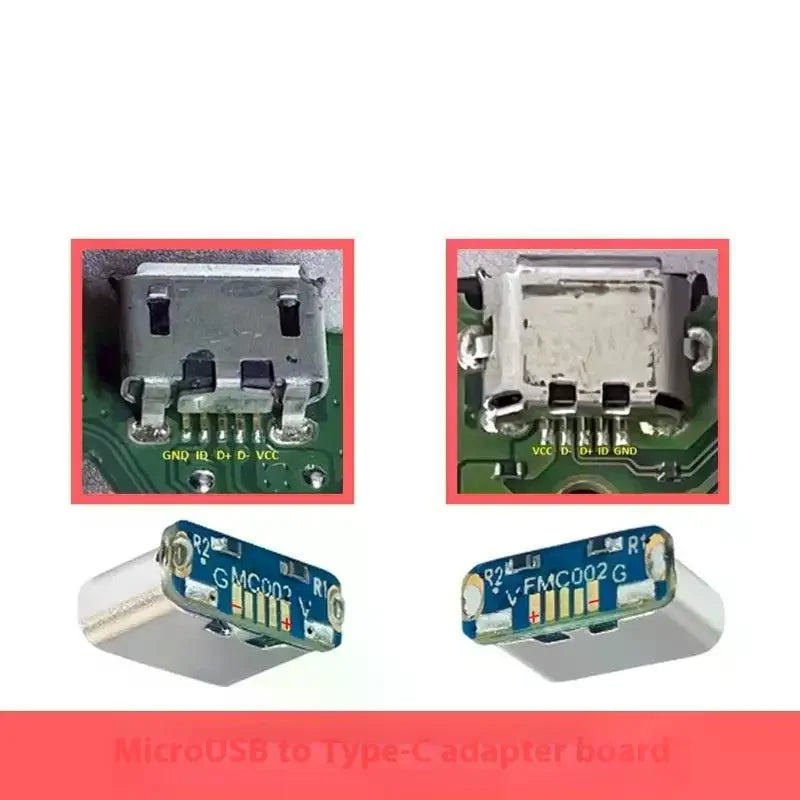 2Pcs Charging Port For PCB Soldering DIY Repair Adapter USB Connector Type C Female Jack 5Pin SMD SMT Type-C Socket Qme