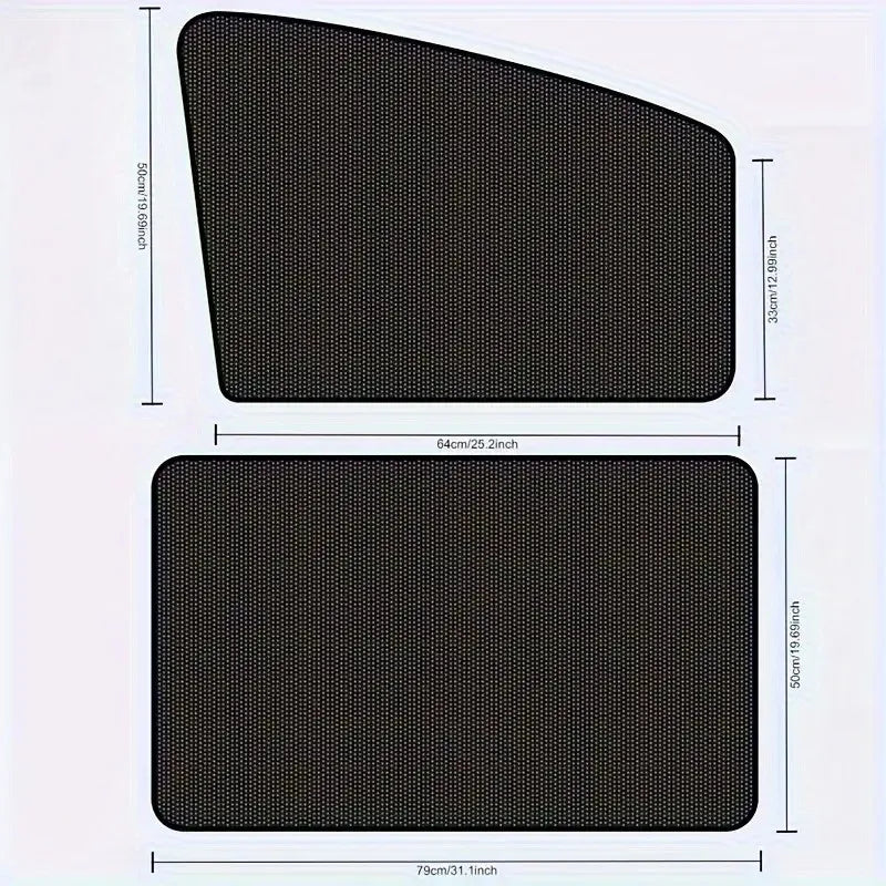 Retractable Car Sunshade Insulation Panel Magnetic Sunshade Mesh for RV Interior Front Side Window Car Decoration Qme