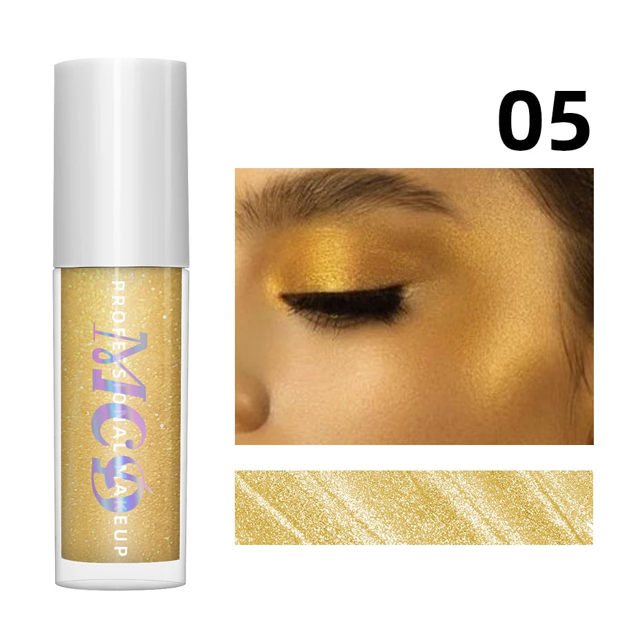 7-Color Diamond Liquid Highlighter Spray Waterproof Gloss Glitter Qme 05