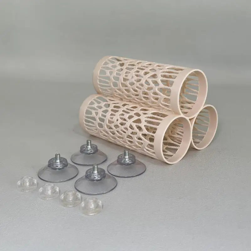 Suction Cup Fish Aquarium Hideout Resting Tube Bed Tunnel Hollow Qme A5