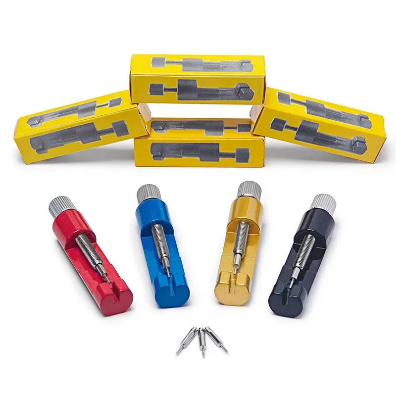 Metal Bracelet Strap Adjuster Tool Kit Mini Watch Band Link Pin Remover for Watchmakers Repair Accessory Qme