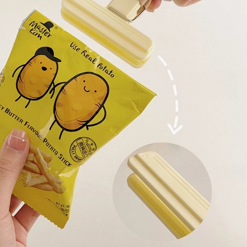 Reusable Food Storage Clips Leak Proof Sealing Snacks Spices Tea Bags Qme