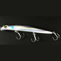 Sasuke Minnow Fishing Lures Floating Lipless Wobblers Artificial Hard Qme black 12CM