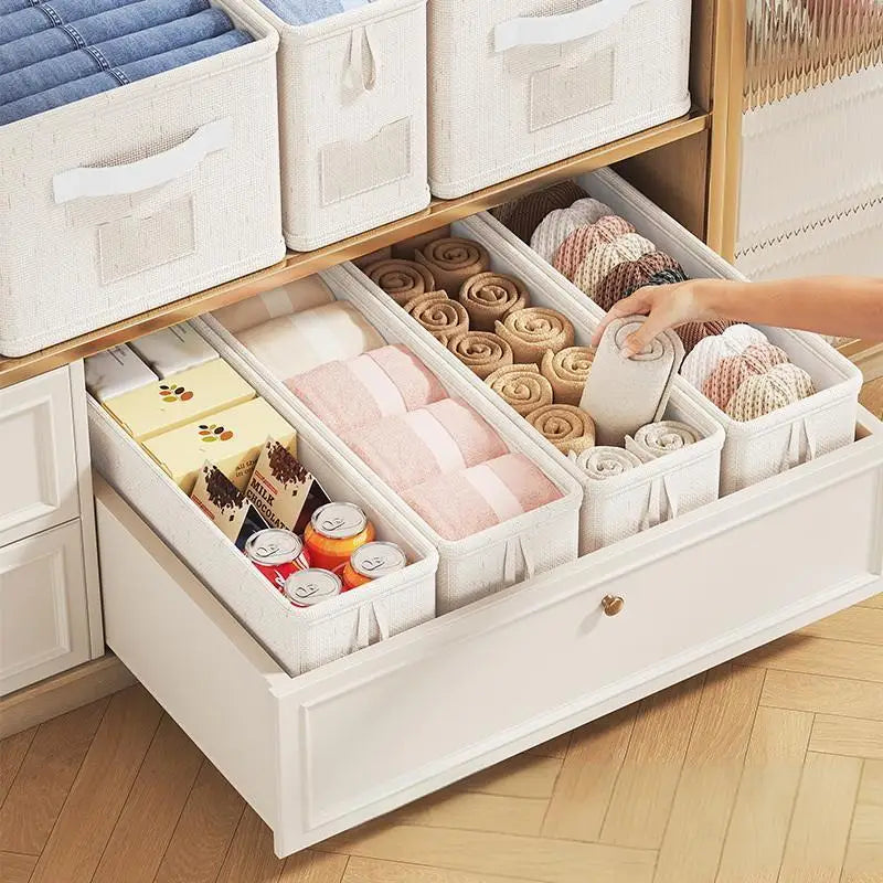 Underwear Socks Storage Box Panties Boxes Clothes Organizer Cabinets Qme