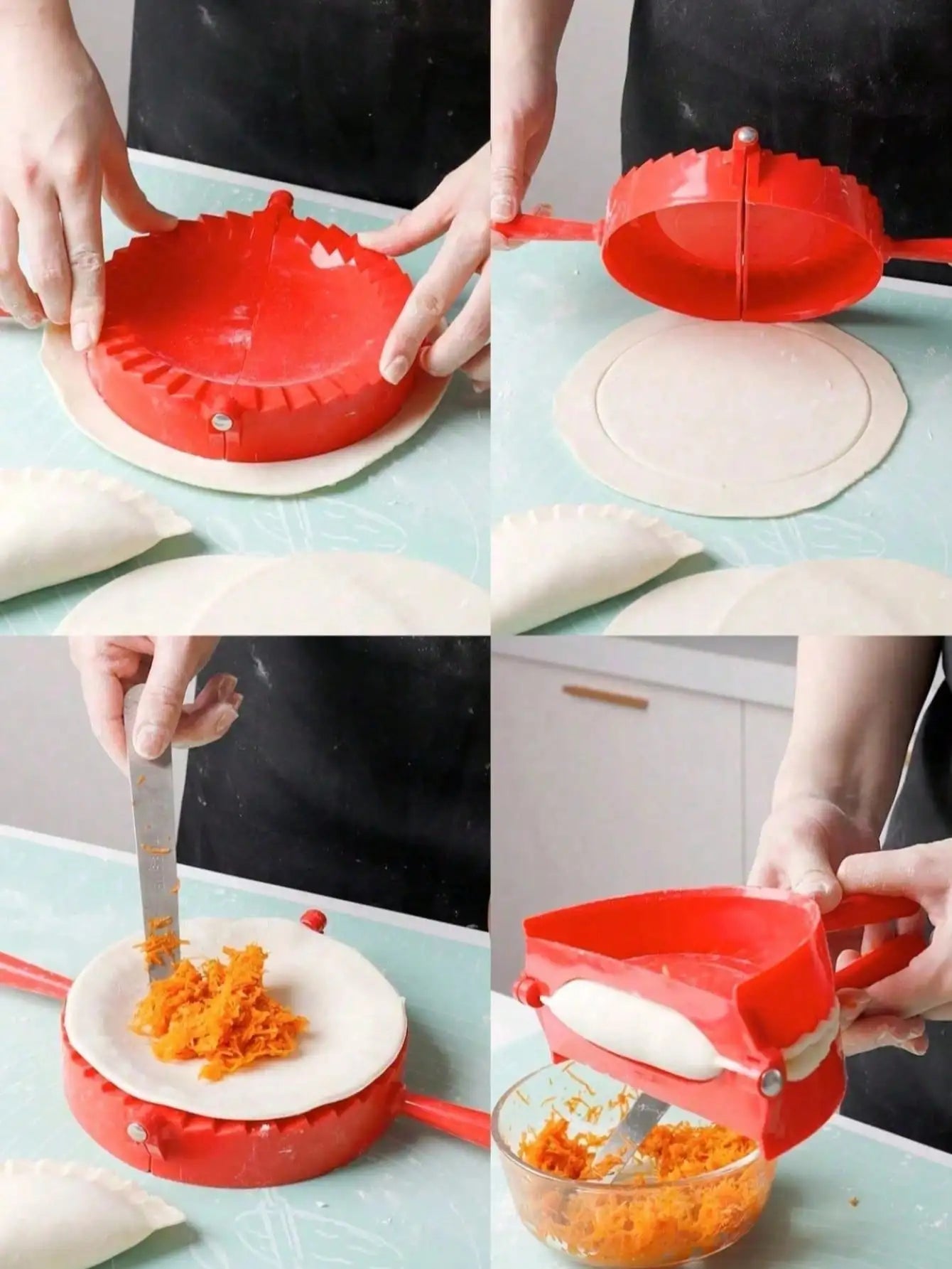 Plastic Dumpling Mold Pastry Suitable Baking Toolsdumpling Press Pie Qme