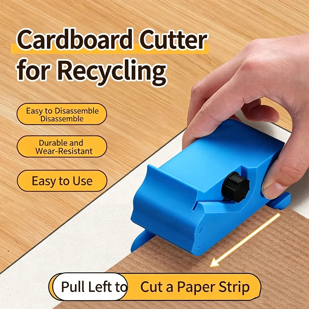 Cardboard Cutting Machine Cat Scratchers Homemade Cardboard Cutter 3D Printing Strip Stripper Plastic Handicraft DIY Home Tools Qme