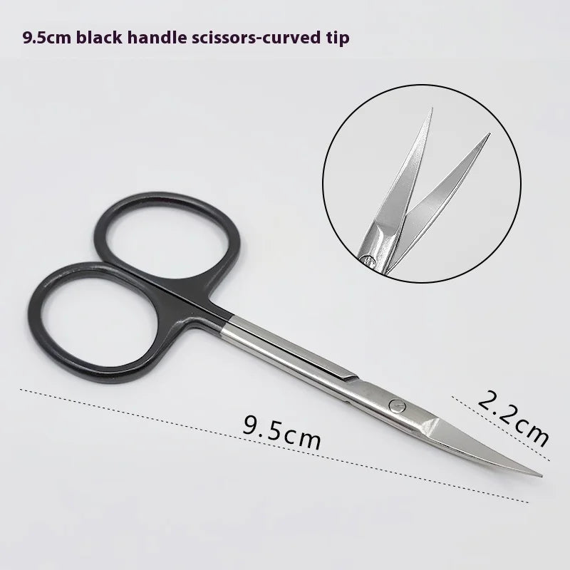Gold Handle Scissors Ophthalmology Shears Double Eyelids Rapid Qme f