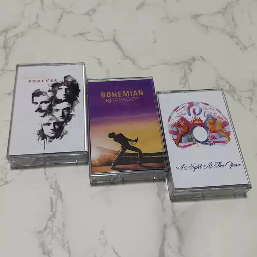 Glam Rock Benchmark 3-Tape Classic Set, Set or Single Available,Featuring Operatic Rock Epic & Greatest Hits for Music Collector Qme