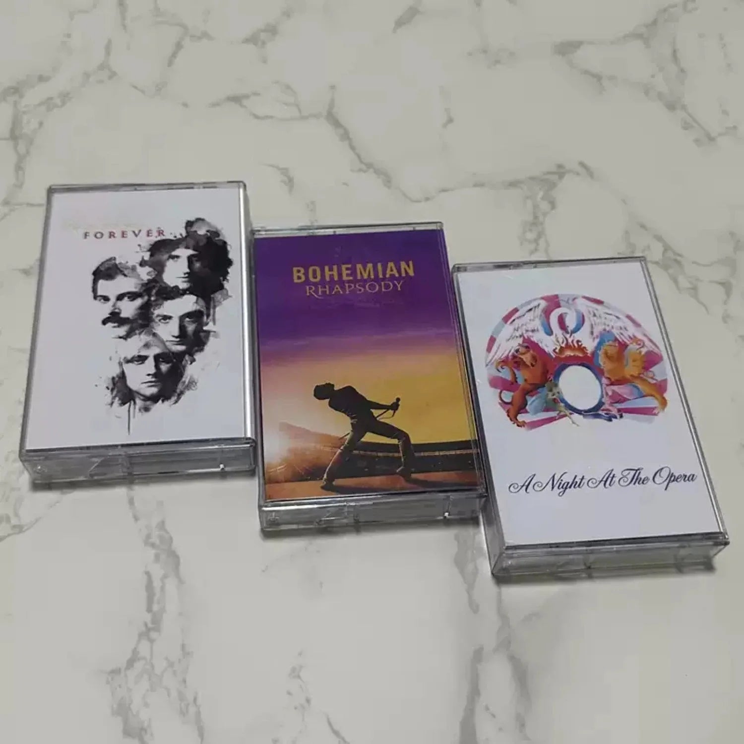 Glam Rock Benchmark 3-Tape Classic Set, Set or Single Available,Featuring Operatic Rock Epic & Greatest Hits for Music Collector Qme