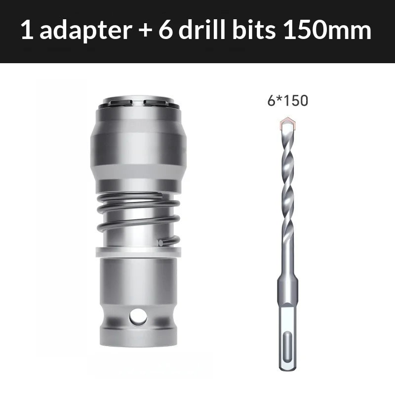 1/2Pcs Small Square Interface Converter High Power Electric Hammer Conversion Adapter DIY Accessories Qme A3