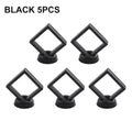 5/10pcs 3D Floating Frame Jewelry Ring Coin Display Stand Holder Storage Box Household Supplies Black/white 70mmx70mmx20mm Qme Black 5PCS