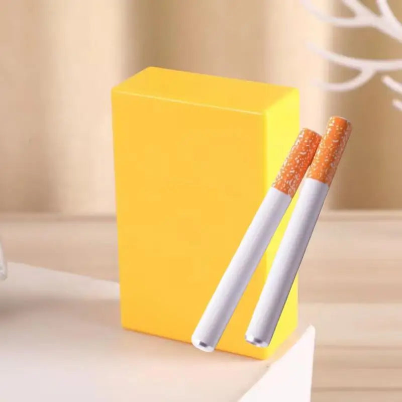 2/3Pcs Creative Cigarette Shaped Plastic Pipe Decompression Toys Bubble Cigarette Packs Cigarette Accessories Holiday Gifts Qme A5