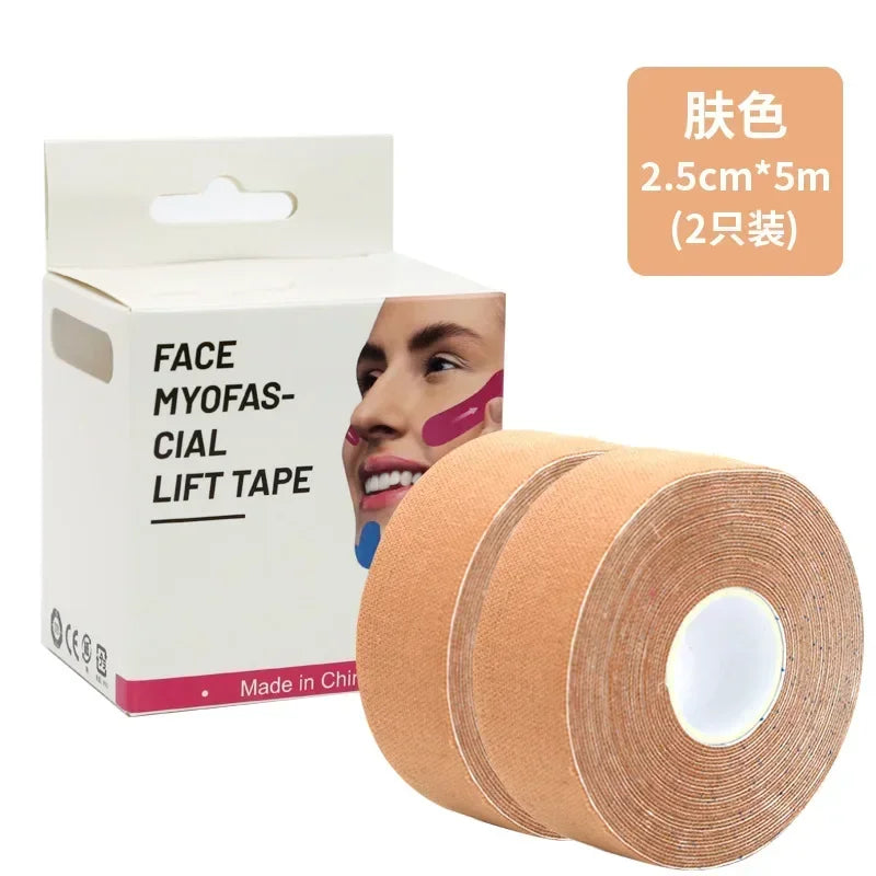 5M Kinesiology Tape Face V Line Neck Eyes Lifting Wrinkle Remover Qme 2Pcs Skin
