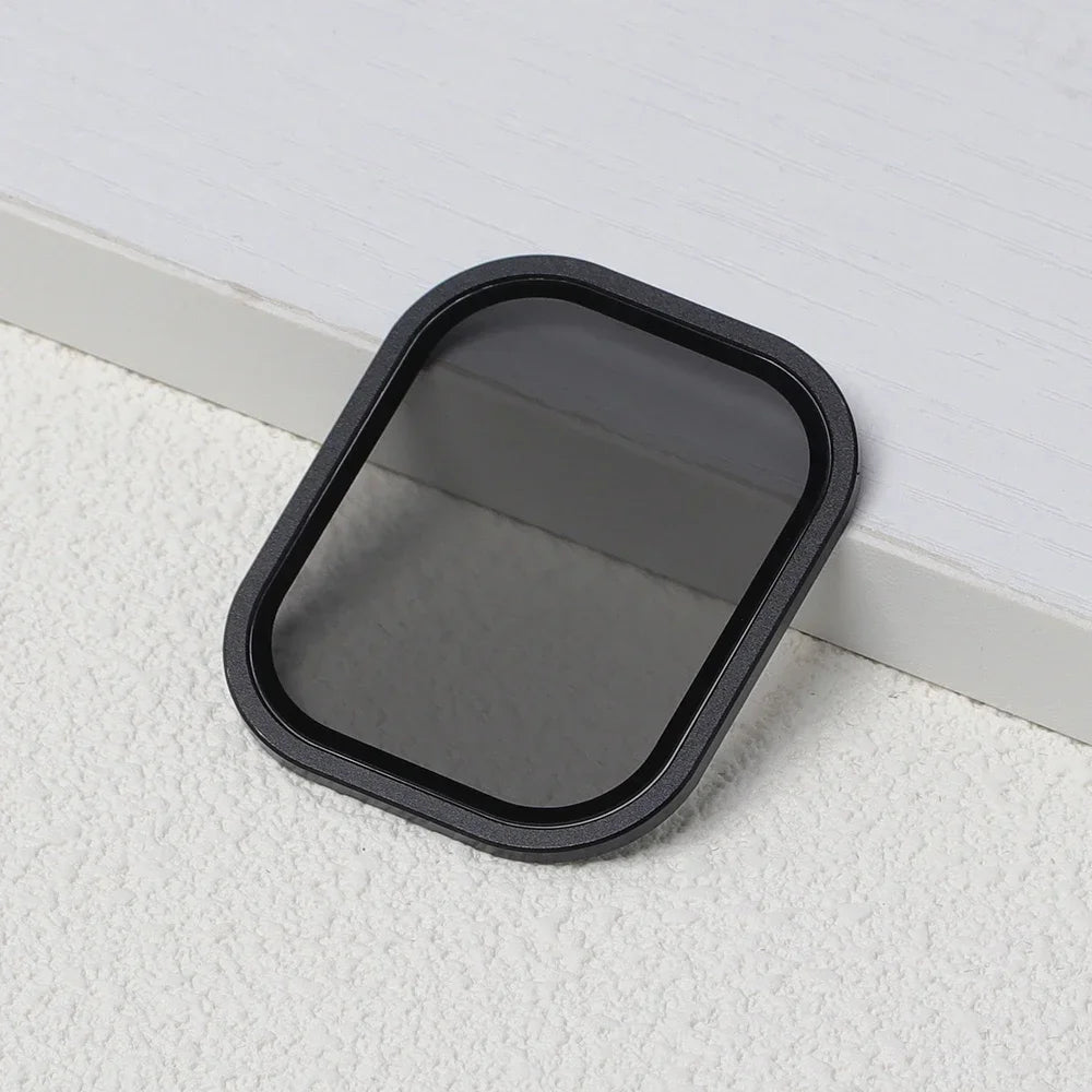 Tempered Glass for Apple Watch Ultra 2 49mm Screen Protector Metal Frame Anti-Scratch for IWatch Series Ultra 49 mm Accessories Qme AntiGlare-Black For Ultra 49mm