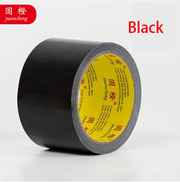 10M 20mm-60mm Adhesive Fabric Duct Tape Strong, Carpet Tape Waterproof, White Tape Decorative, 10 Meter Automotive Fabric Tape Qme 1rolls-black 10M 40mm