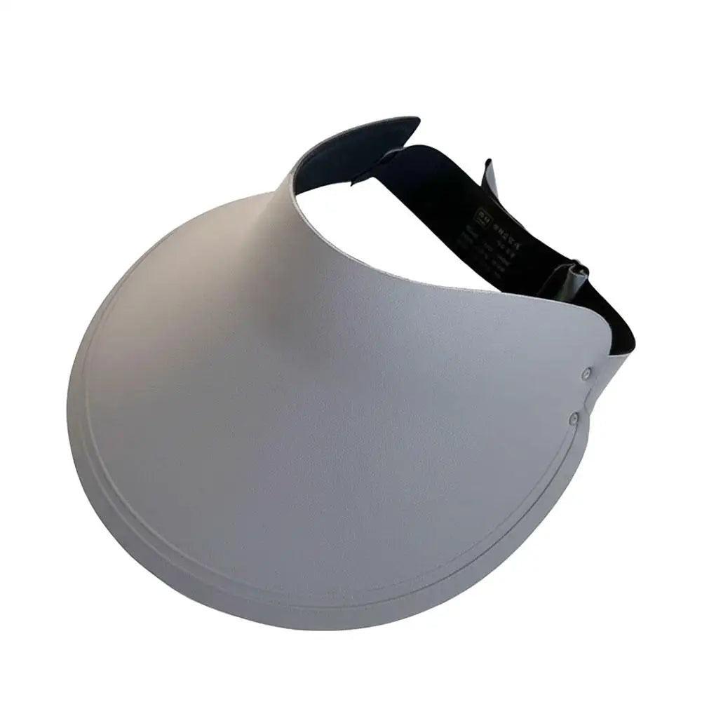 Seamless Wide Visor Brim Hat Sun UV Protection Empty Casual Fashion Qme Gray One Size