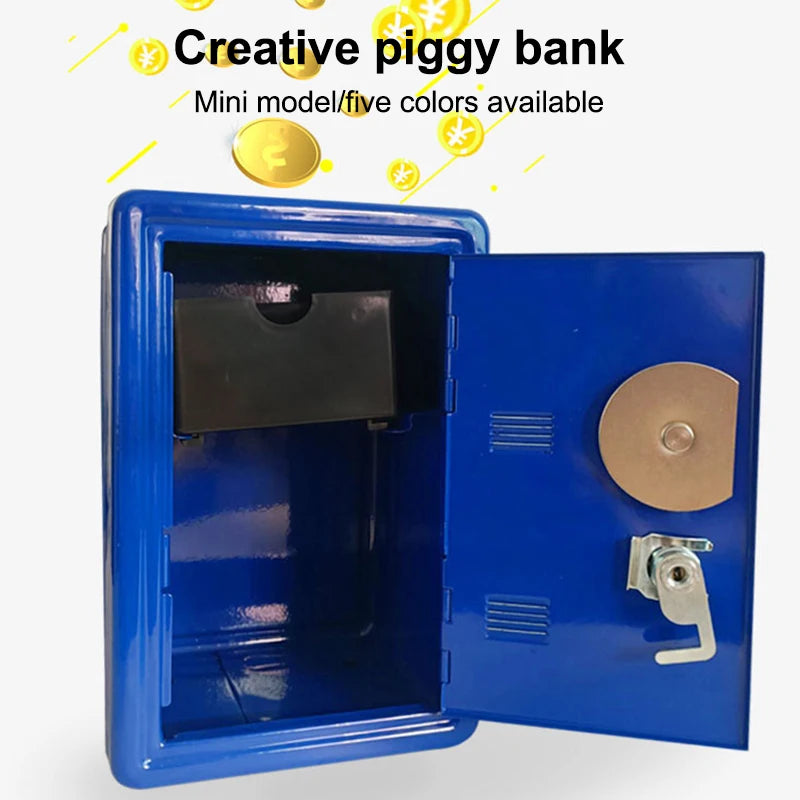 Piggy Bank Combination Lock Key Frcctre Kids Safe Money Box Coin Tray Qme