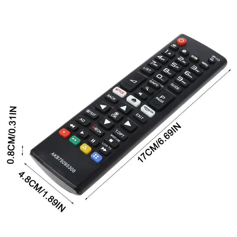 433MHz AKB75095308 Universal Remote Control LCD TV Smart Projector IR Qme