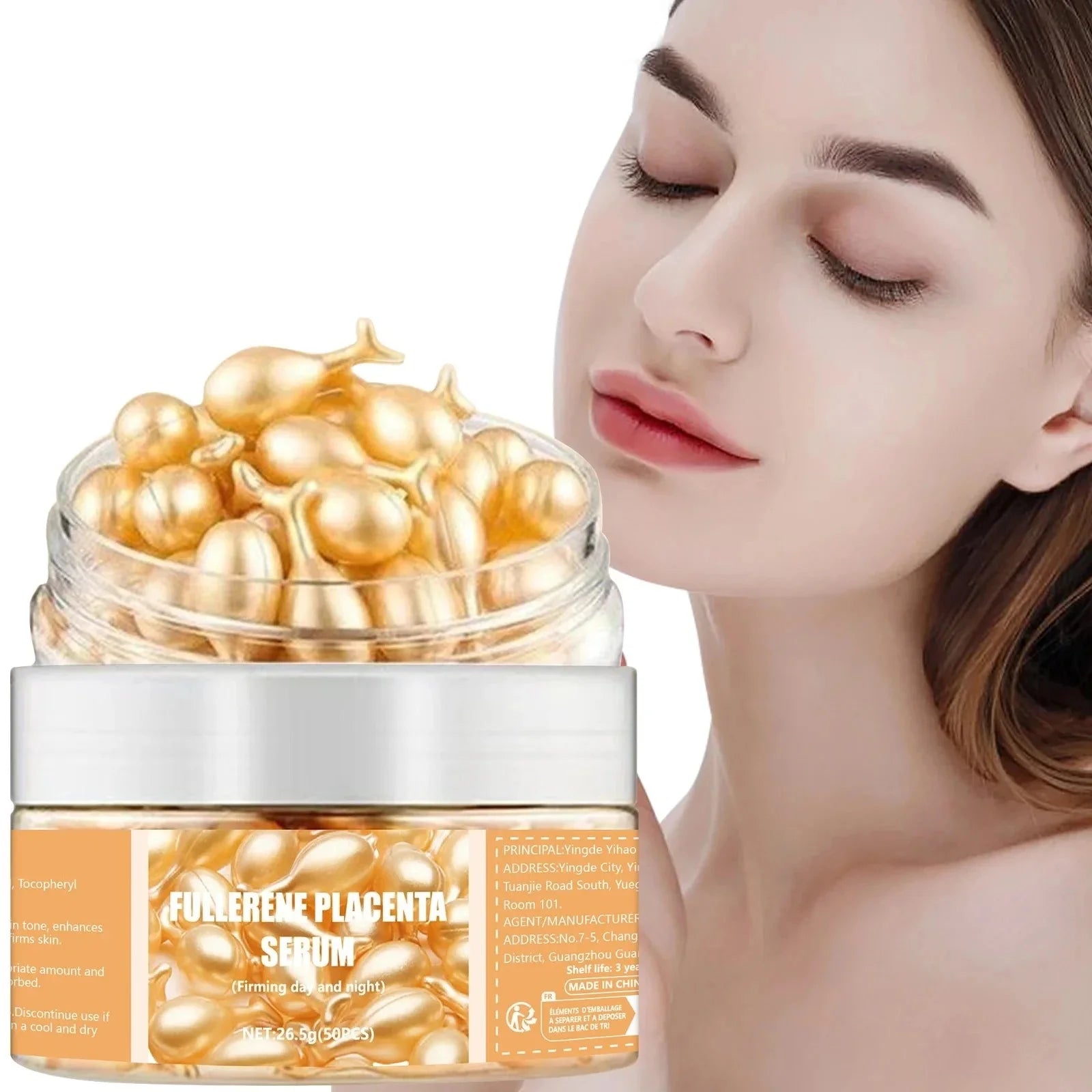 Collagen Face Care Capsules Serum Spot Acne Wrinkle Remover Firming Qme