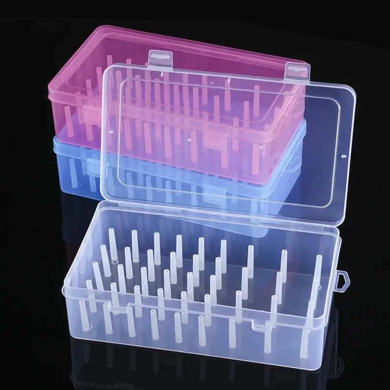 42 Axis Needle And Thread Box Household Storage Box Multi Functional Transparent Needle And Thread Set Thread Box Sorting Qme