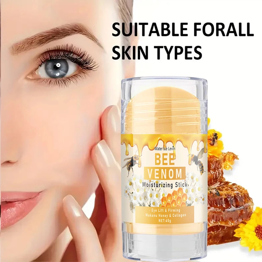 Bee Venom Eye Cream Stick Hydrates and Moisturizes the Skin Around the Eyes, Protects and Nourishes, Making the Light Beige Color More Soft Qme