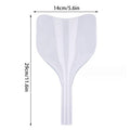Barber Clear Plastic Hairspray Face Cover Hair Cut Pads Salon Qme ONE SIZE