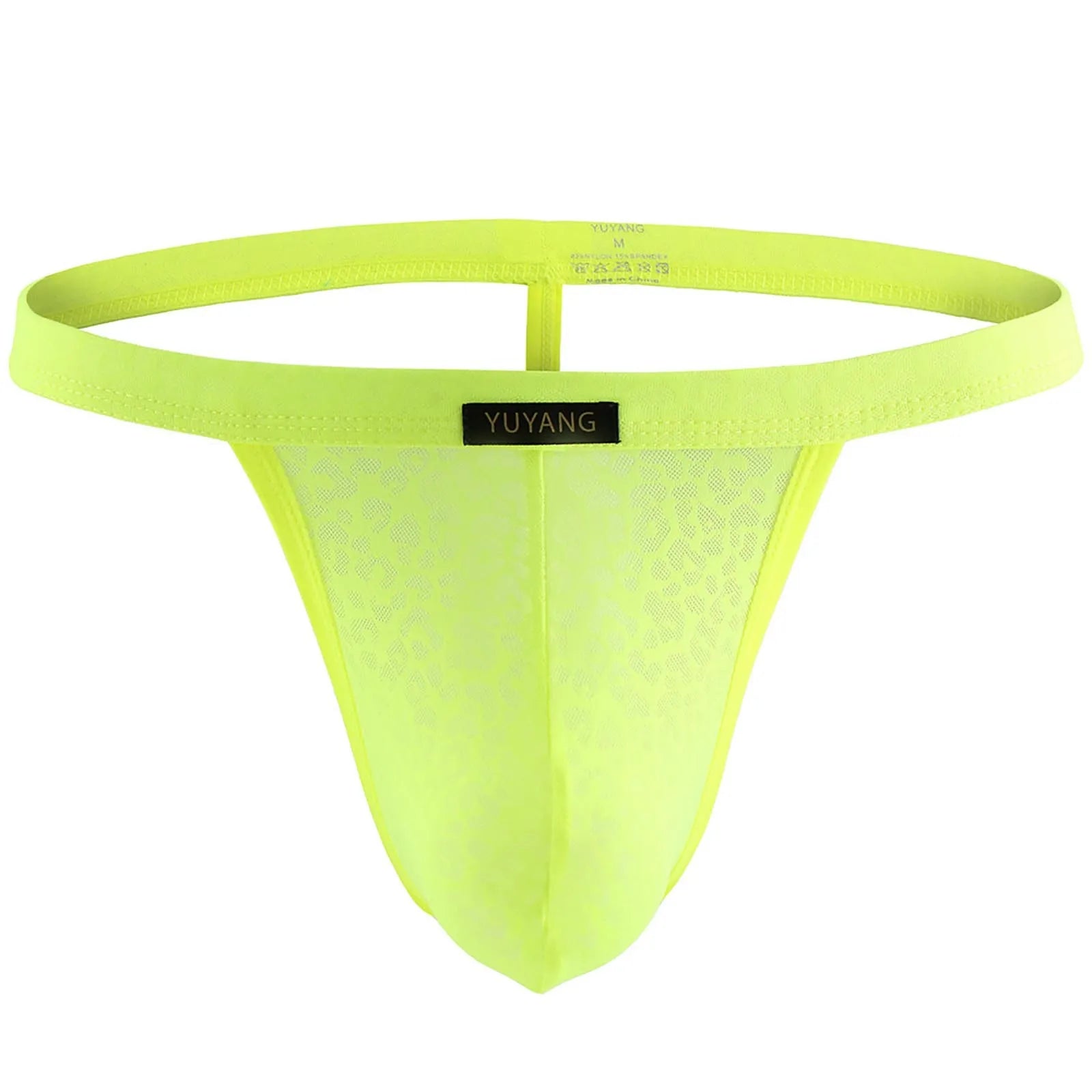 Man's Sexy Breathable G-string Elastic Comfortable Thin Quick Dry Low-rise Bulge Pouch T Back Thong Home Underwear Qme