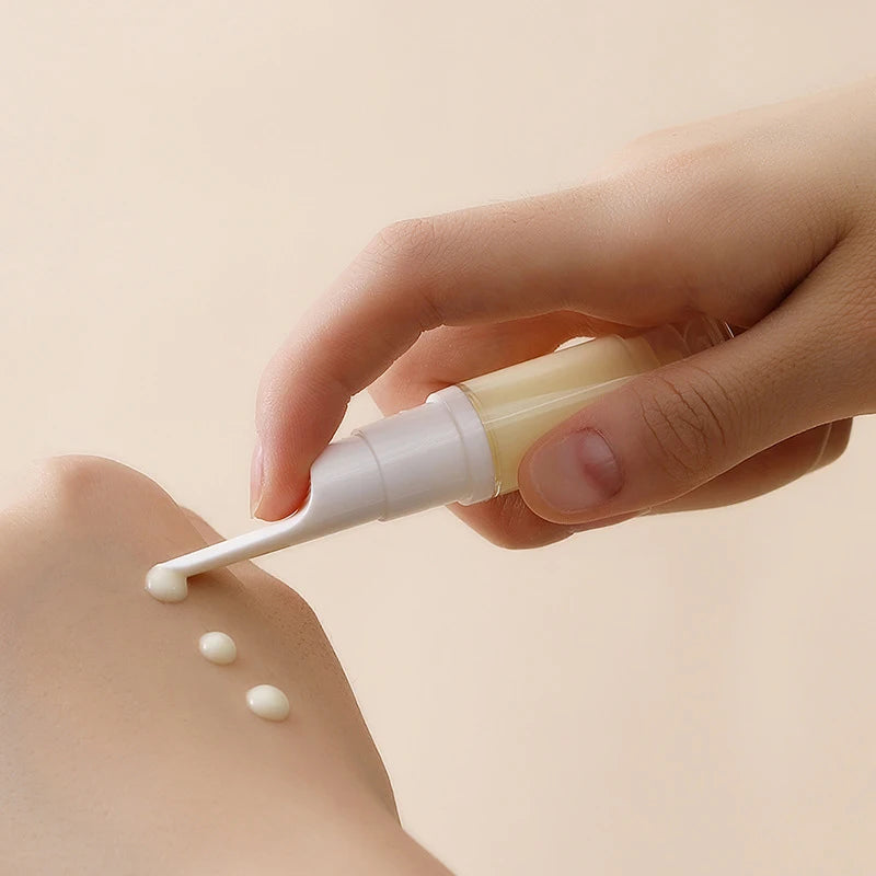 Clear Airless Vacuum Pump Bottle Cosmetic Eye Cream Travel Dispenser Qme