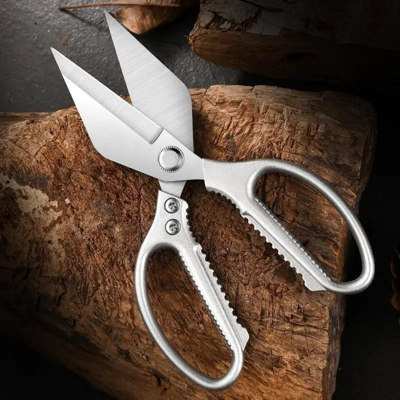 1Pcs Heavy Duty Kitchen Scissors With Thickened Steel Blades And Nonslip Handle For Home Cooking Food Prep Qme F
