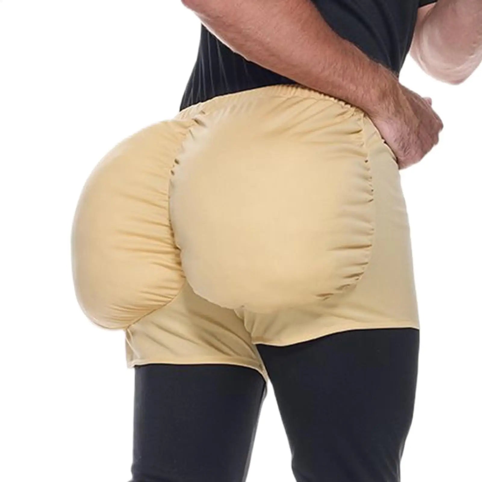 Fake Butt Belly Men Old Lady Big Booty Pregnant Woman Fat Suit Costume Belly for Men Funny Cosplay Dress Up Halloween Party Qme