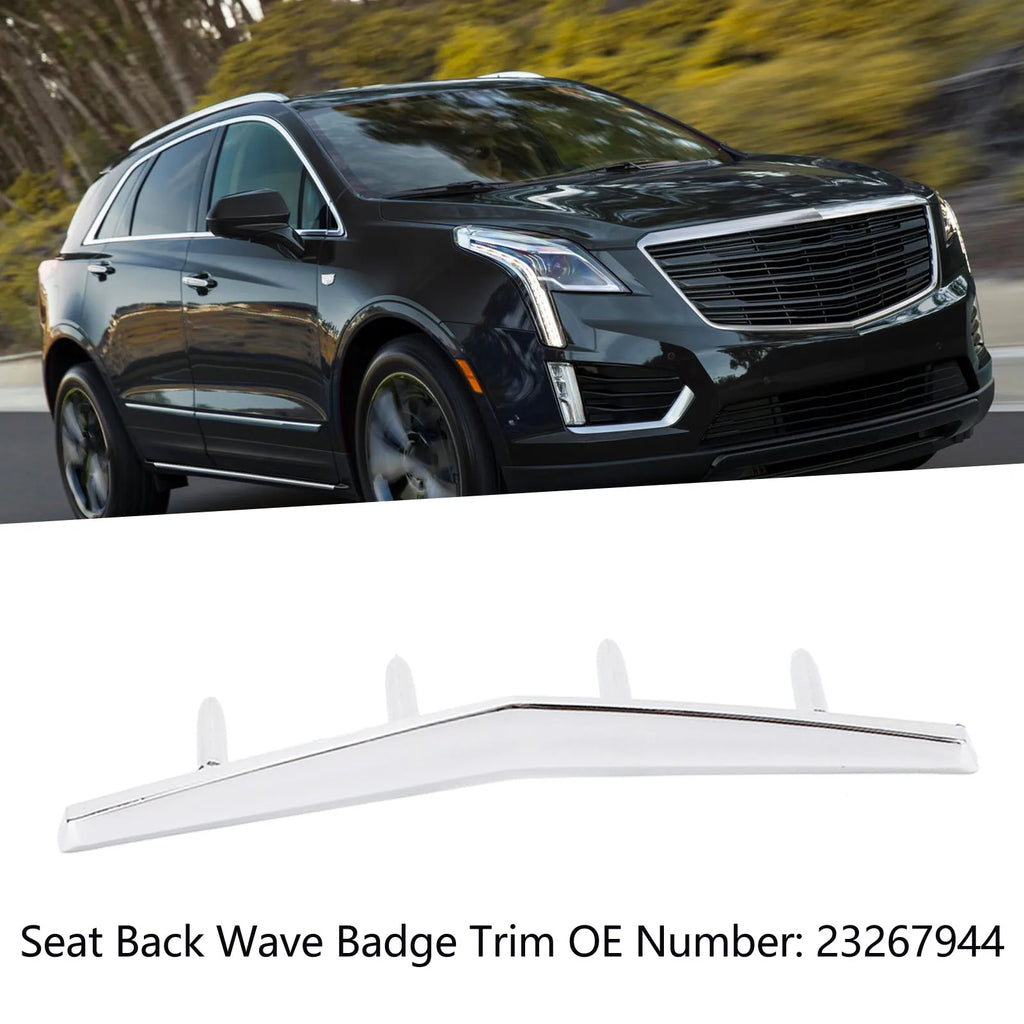 Seat Back Emblem 23267944 Interior Seat Crest Shape Badge Trim for ATS XTS XT5 CT6 Seat Back Badge Trim Qme