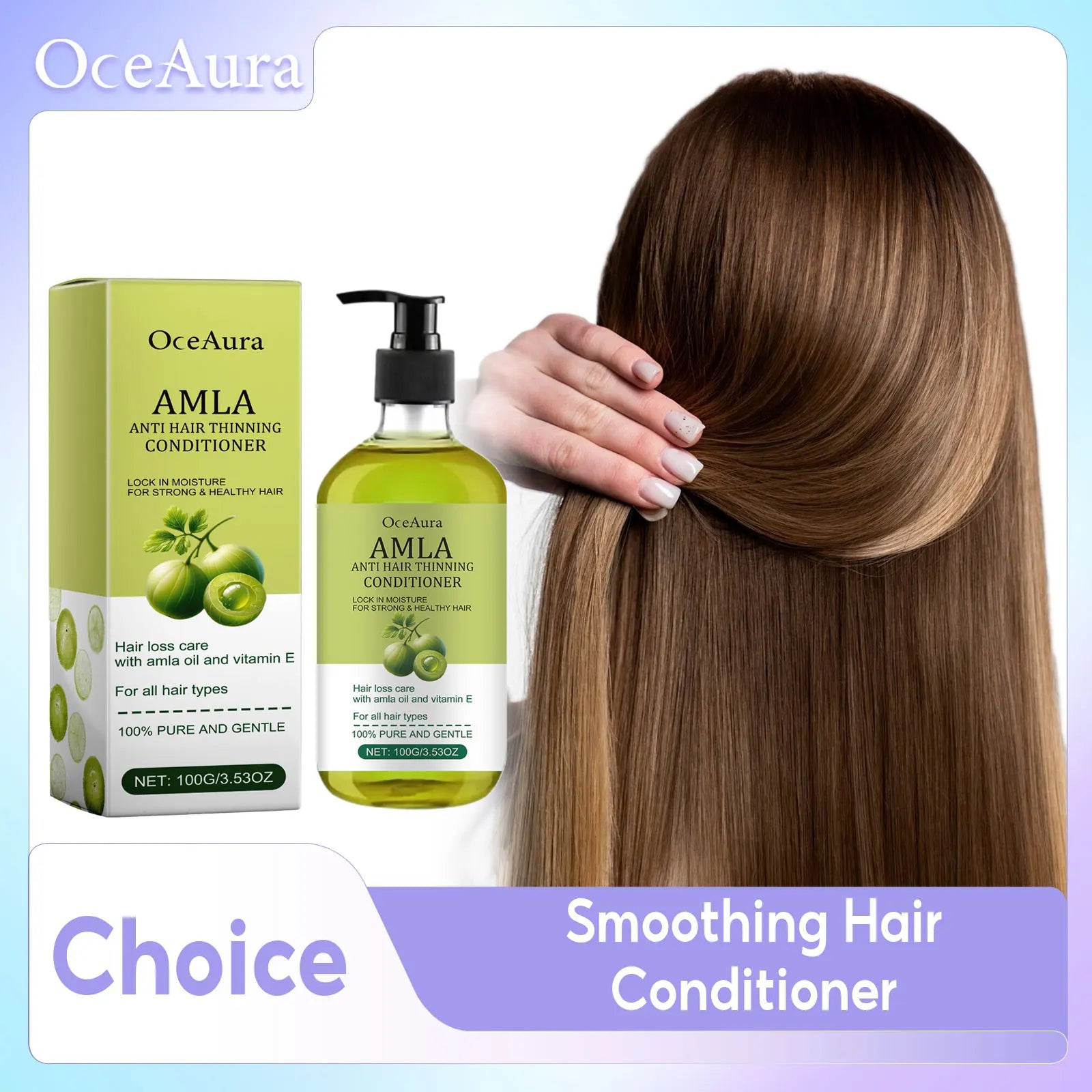 Amla Oil Smoothing Hair Conditioner Nourishing Moisturizing Repair Qme