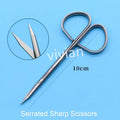 Twisted Handle Tissue Separating Scissors Peeling Eyelid Ophthalmic Qme YELLOW
