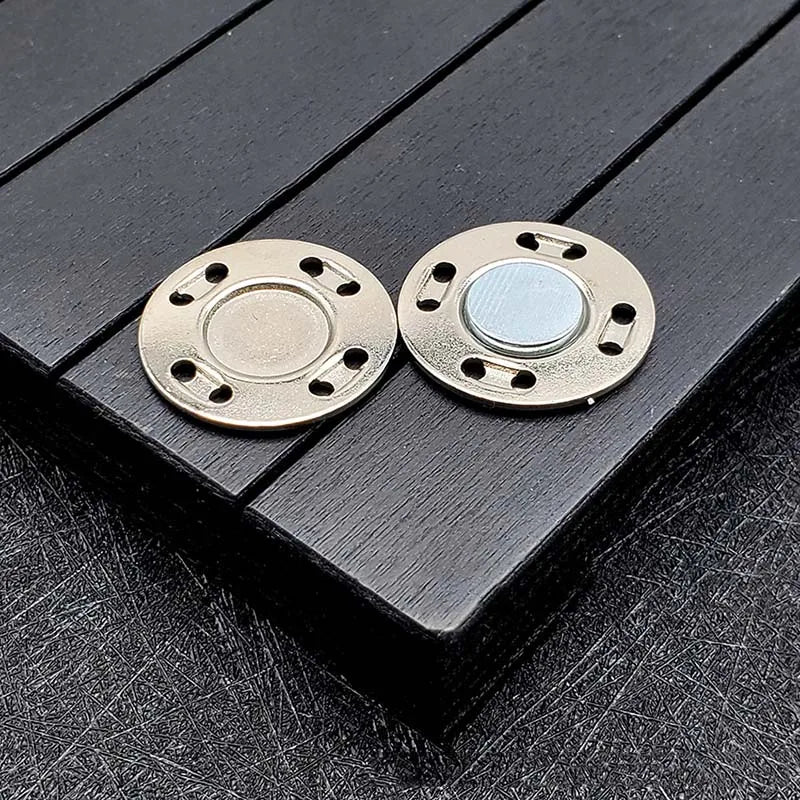 5Pairs 20Colors Metal Magnet Buckle Sewing Accessories Press Button For Jacket Bags Invisible Buckle DIY Cardigan Handwork Decor Qme 20 20mm