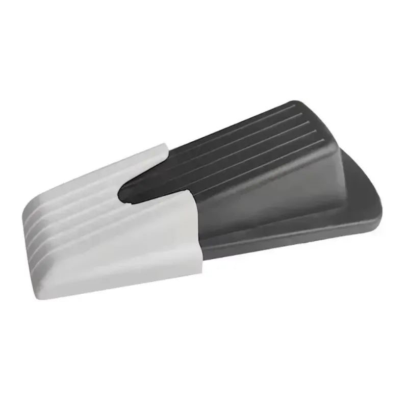Rubber Door Stopper Wedge Anti Slip Floor Stop Indoor Use Prevents Qme Dark gray