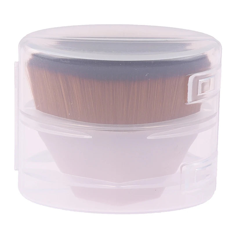 Professional Grade Foundation Brush Petal-shaped Flat Kabuki Cream Qme Pink