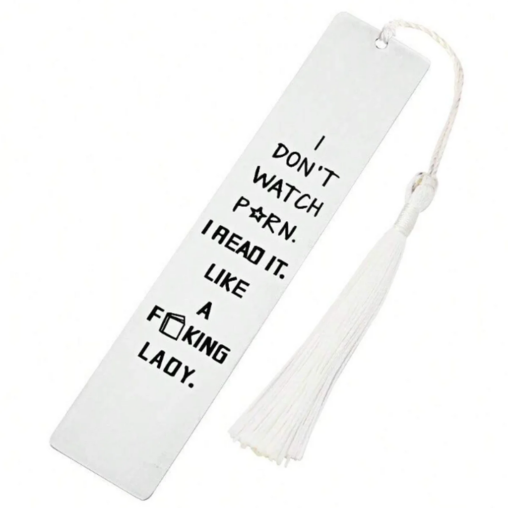 1 pc Silver Painting Metal Stainless Bookmark With Tassel For Book Club Reader Writers Book Lovers Students Story Qme 1 pc
