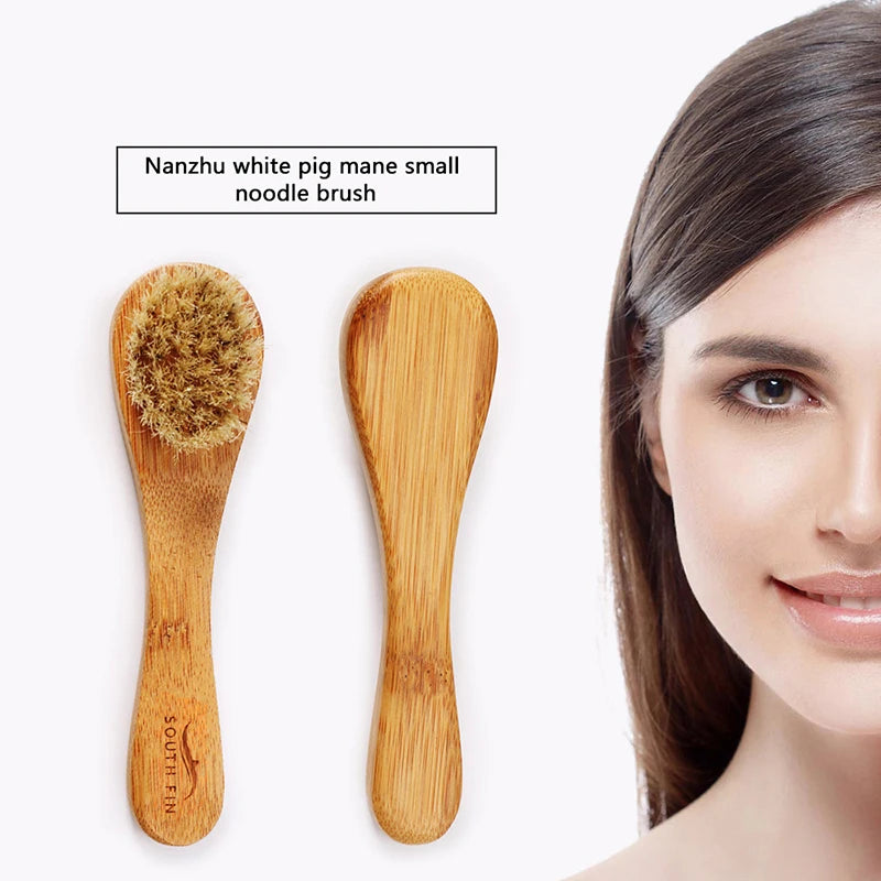 Skin Care Body Brush Massager Scrubber Tools Natural Face Bristles Qme