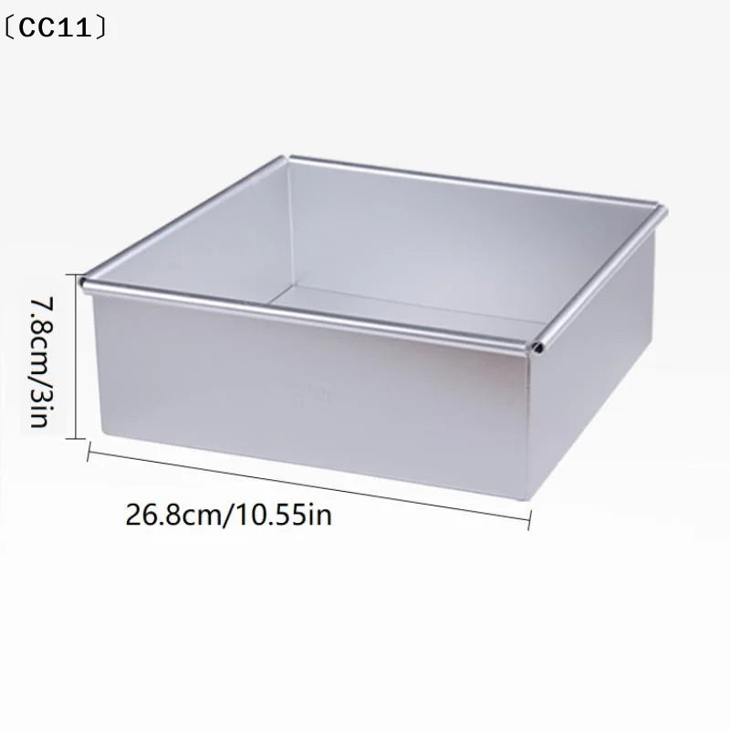 4 5 6 8 Tiramisu Muffin Pan Aluminum Alloy Square Cake Baking Mould Qme
