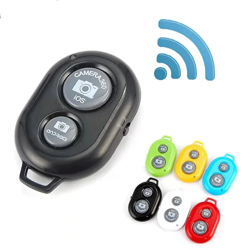 10pcs Mini Bluetooth Remote Control Universal Remote Control Selfie Stick Bluetooth Camera Controller One Click Wireless Selfie Qme