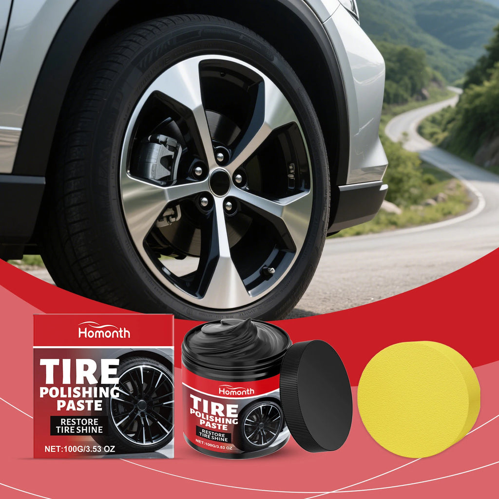 HOMONTH Tire Polishing Paste Automotive Refurbishing Maintenance Qme