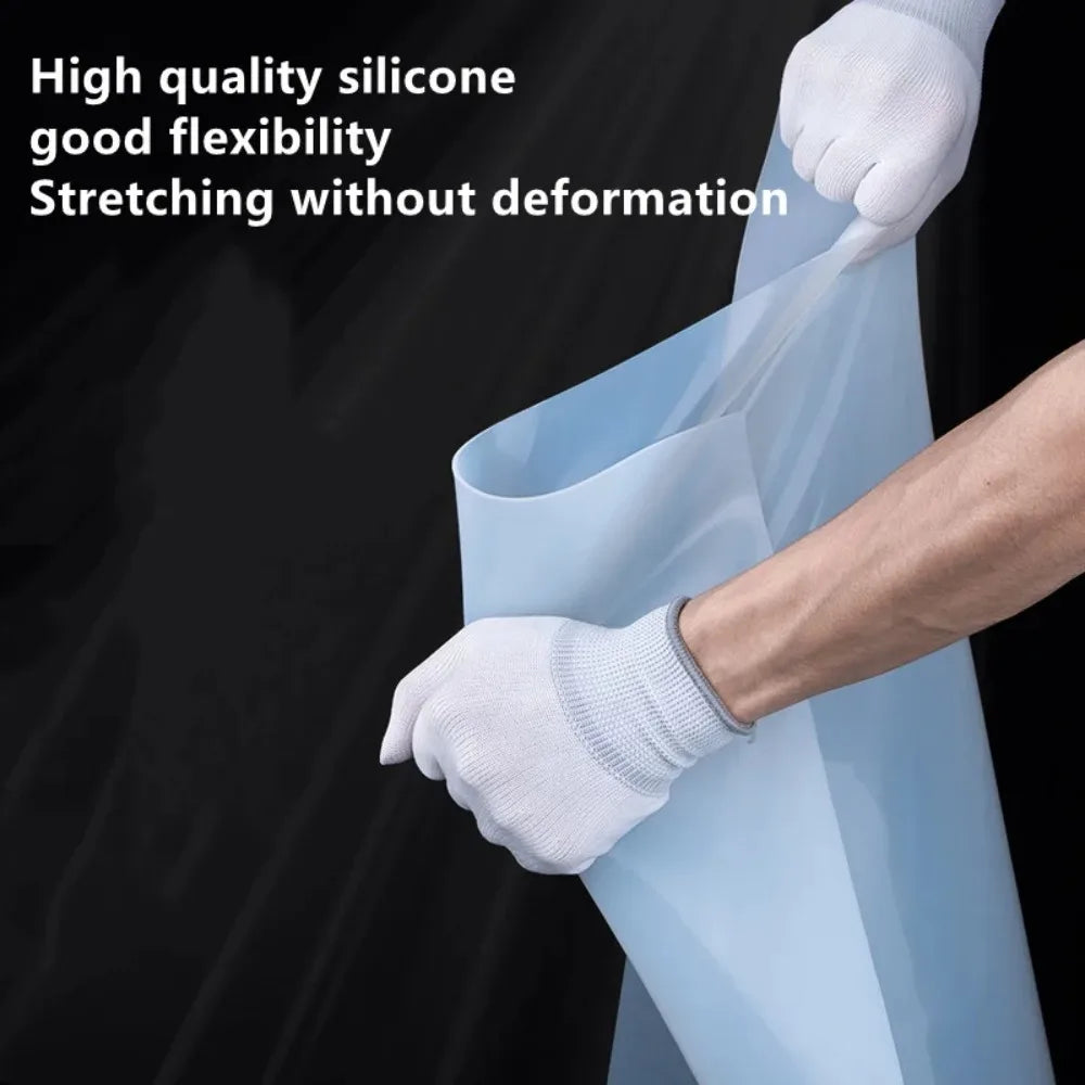 Translucent Silicone Gasket Thk 1/2/3mm High Temperature Resistance No Peculiar Smell Anti-slip Shock Absorption Silicone Gasket Qme
