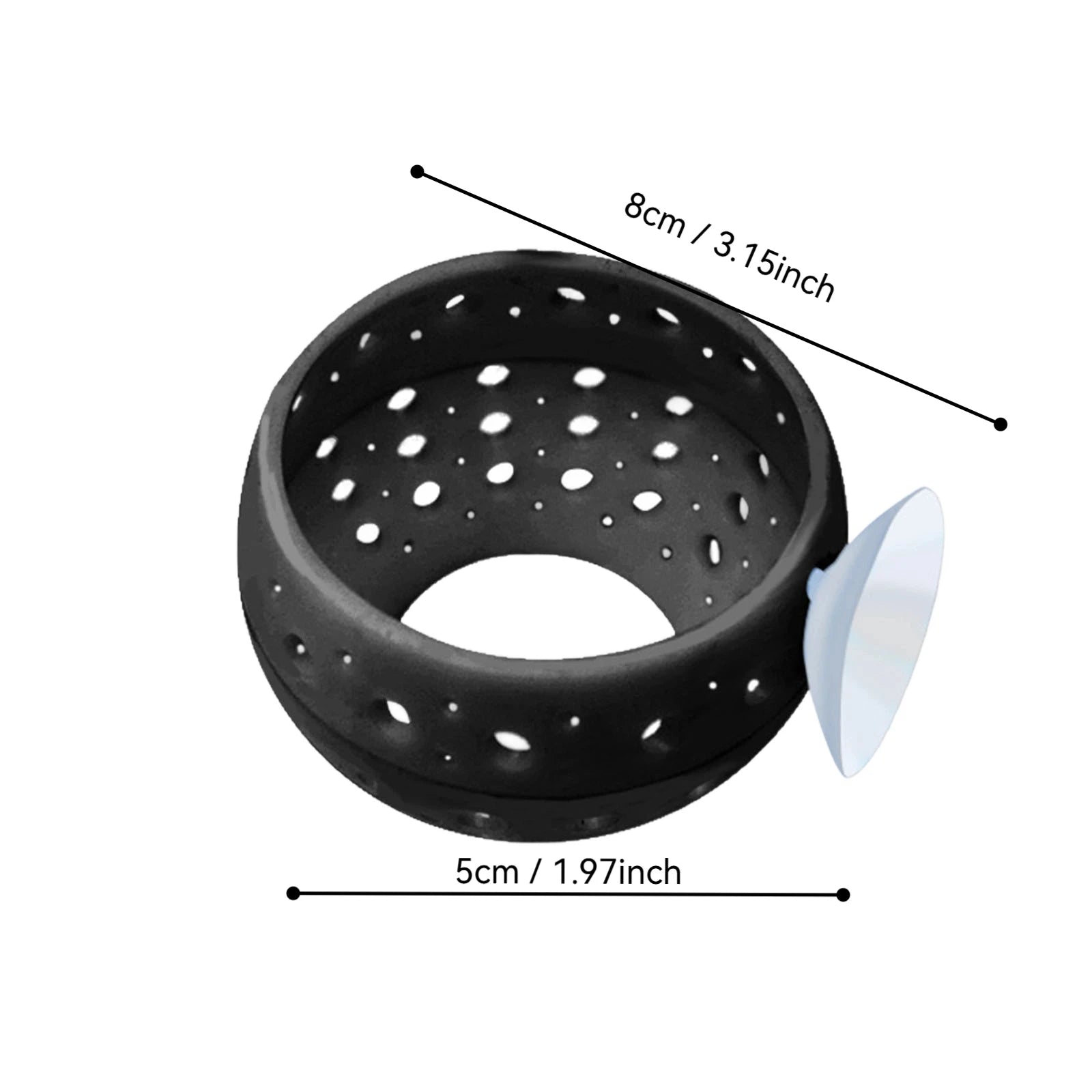 Betta Bulb Hide Tunnel Aquarium Fish Hideout with Suction Cup Shrimp Cave Aquarium Decor Fish Guppy Hiding Resting Supplies Qme
