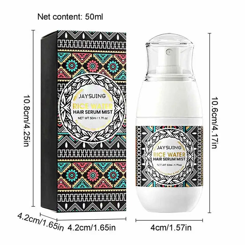 Rice Water Spray Hair Essence Dry Damaged Frizzy Care Nourishes Qme
