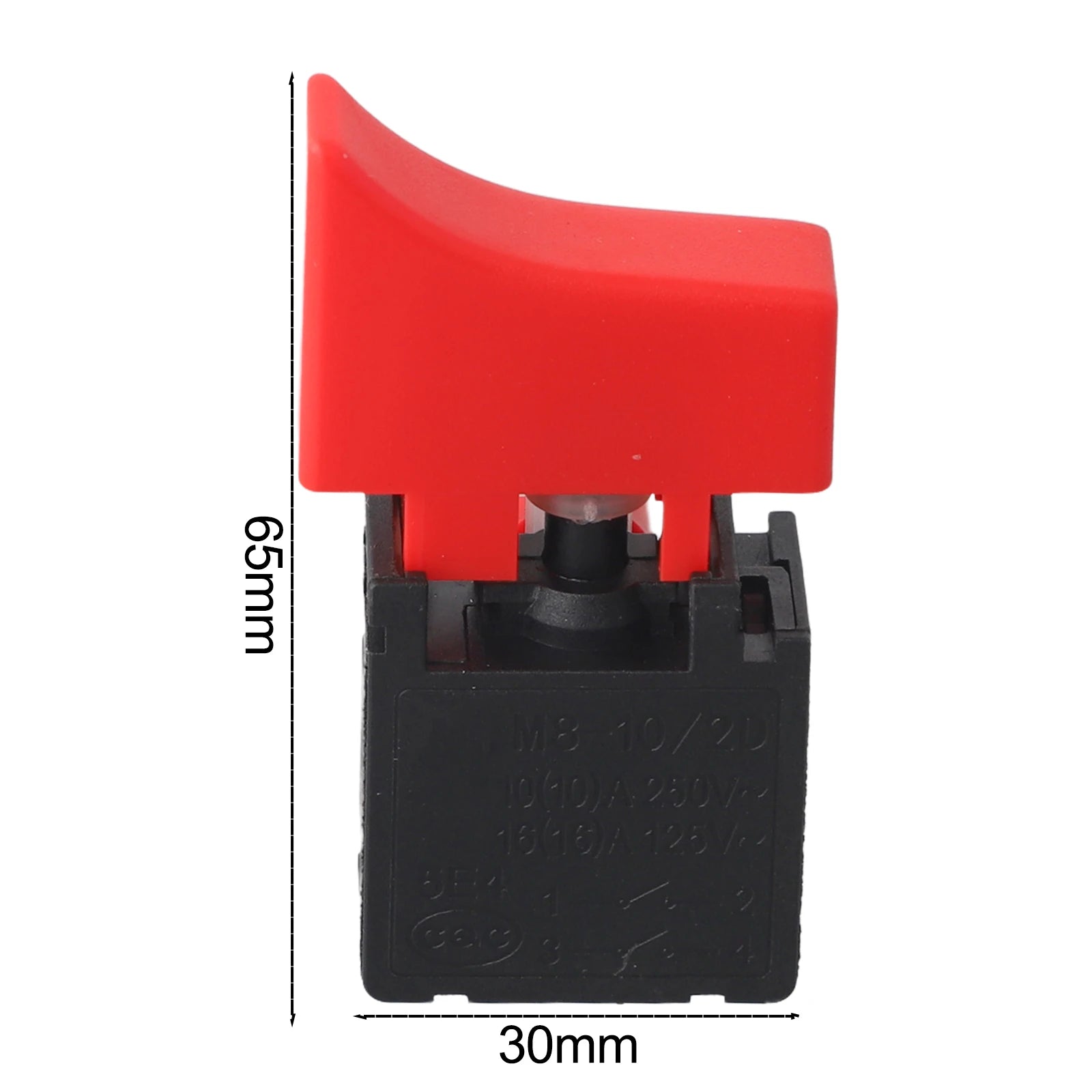 1 * Trigger Button Switch For 125 Type Angle Grinder Switch Anti-lock Electric Switch Power Tool For Power Controlling Qme