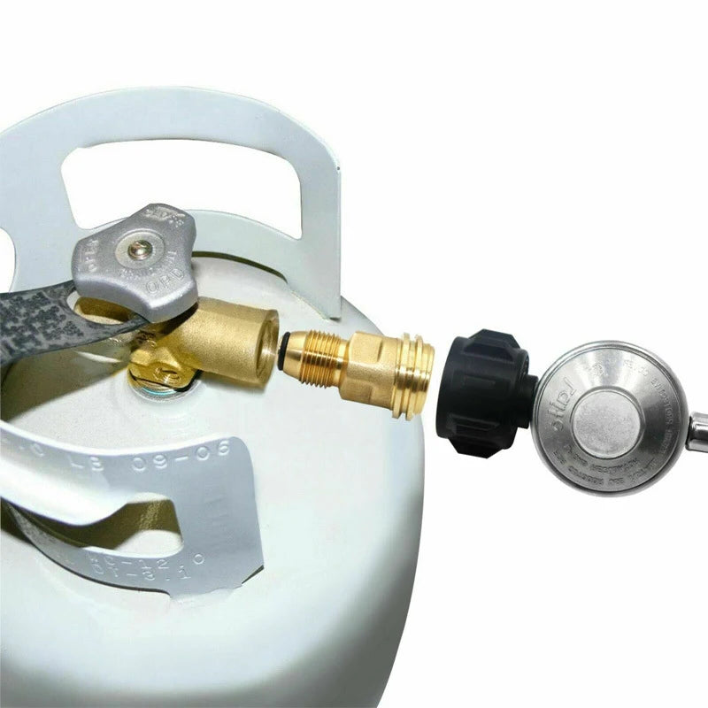 Stove Adapter POL QCC1 5 2 Outdoor Propane Inflation Connector Gas Qme