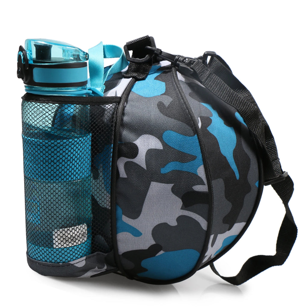 Basketball Shoulder Bag Sports Ball Round Bag Football Volleyball Carrying Bag Travel Ba Qme
