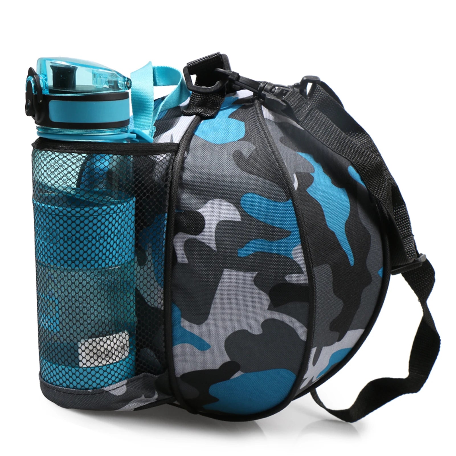 Basketball Shoulder Bag Sports Ball Round Bag Football Volleyball Carrying Bag Travel Ba Qme